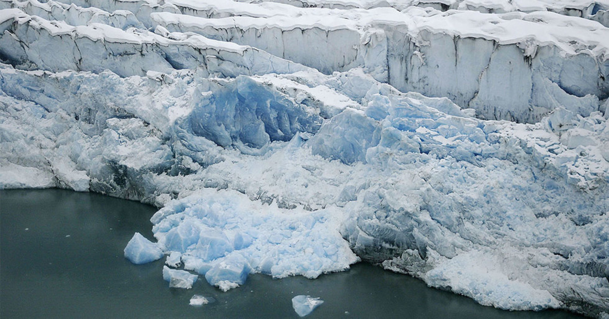 Columbia Glacier in Alaska; glaciers in Alaska are currently contributing the most of glaciers worldwide to sea level rise. David McNew / Getty Images