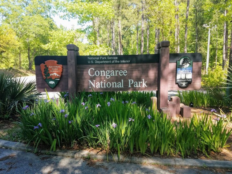 Congaree NP Entrance Sign