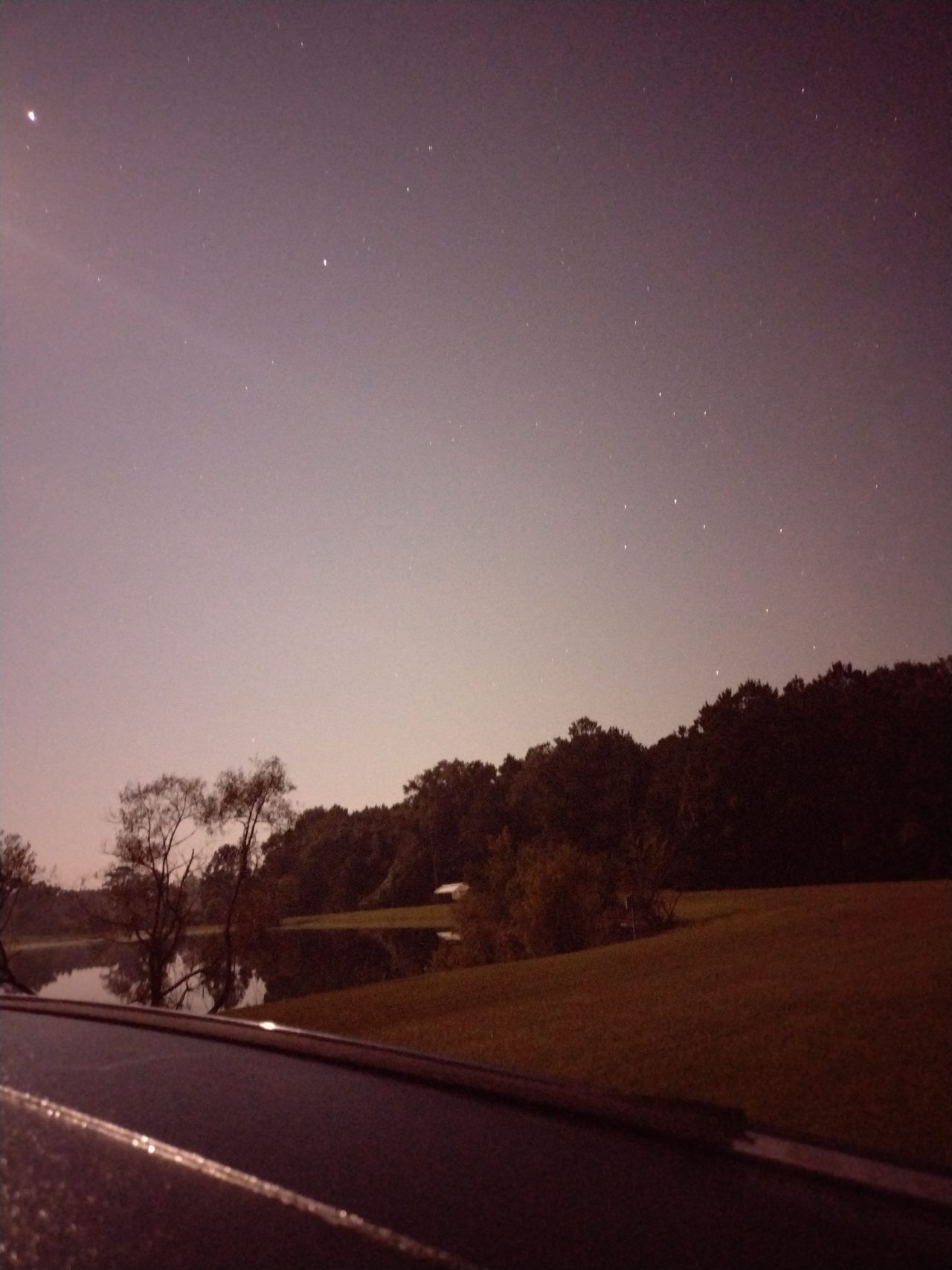 Night sky on Johns Island SC