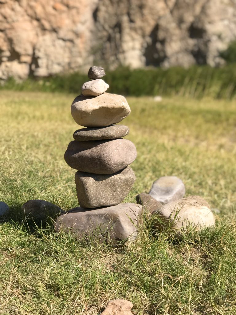 Hiking cairn by Jennifer Bourn