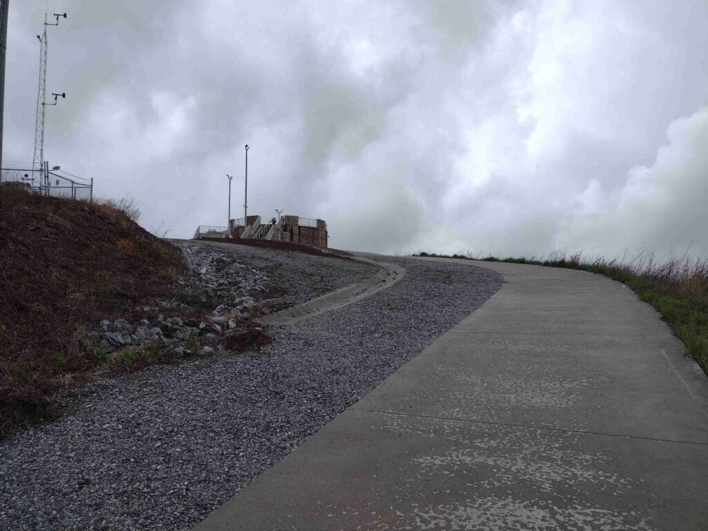 Sassafras Mountain Tower approach