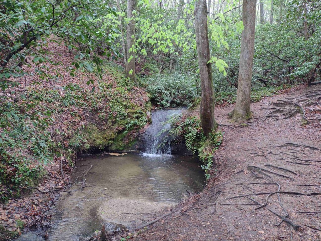 Devils Fork hike waterfall