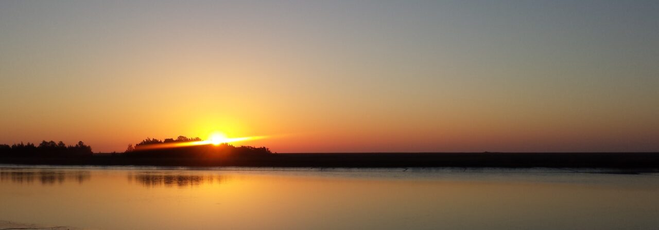 Behold the sun - sunrise at Awendaw SC