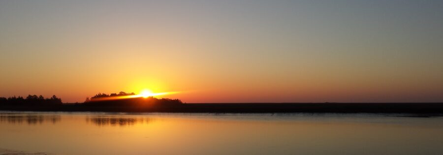 Behold the sun - sunrise at Awendaw SC