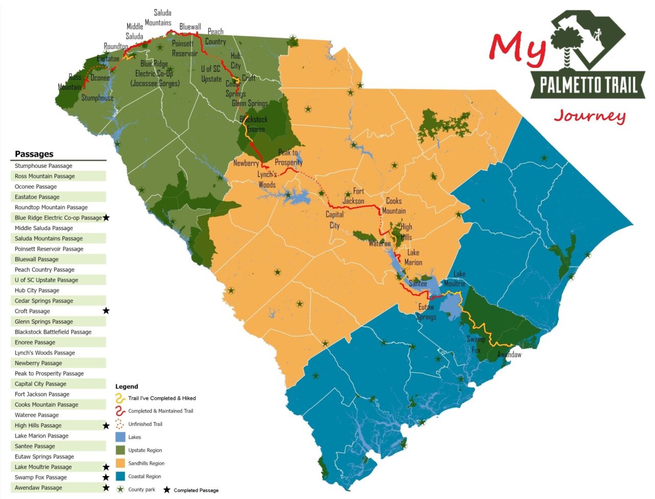 My Palmetto-Trail-Map-20230910
