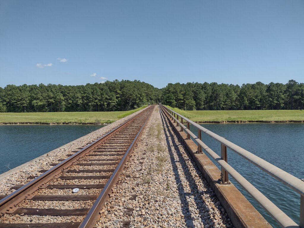 A shortcut across the canal.